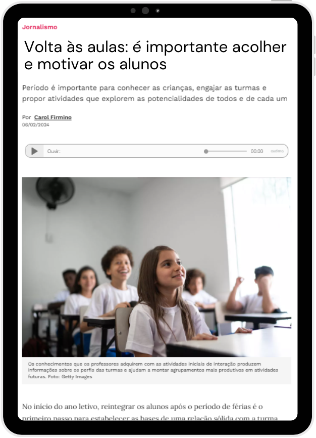 volta palavra chave aulas